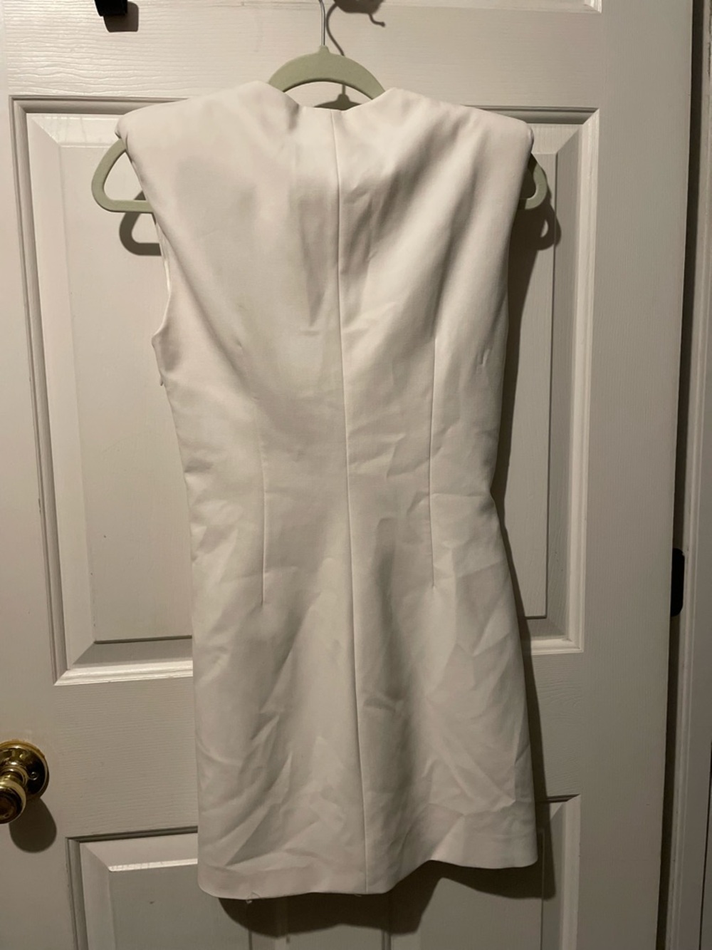 ZARA White Twist-Front Mini Dress - Picture 3 of 3